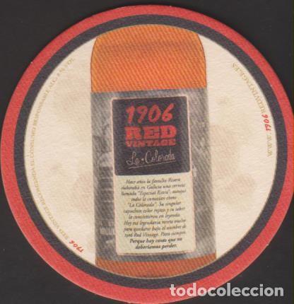Coleccionismo de cervezas: posavasos cerveza ESTRELLA GALICIA 1906 RED VINTAGE beer bier pivo coaster porta vasos