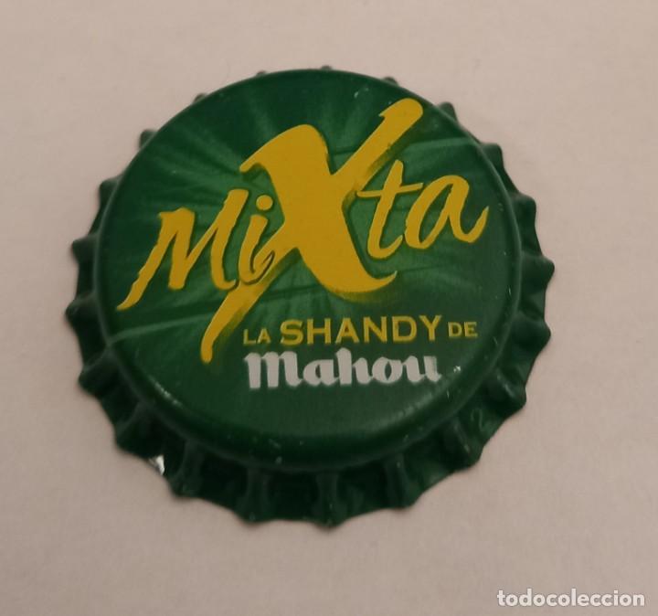 Coleccionismo de cervezas: CHAPA CERVEZA MIXTA, MAHOU. FACTOR&Iacute;A U (SIN USAR)