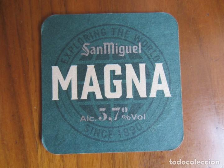 Coleccionismo de cervezas: POSAVASOS CERVEZA SAN MIGUEL MAGNA- NUEVO VER FOTOS