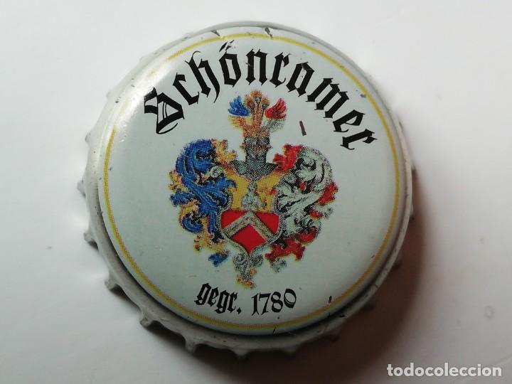 Coleccionismo de cervezas: Chapa tap&oacute;n corona de la cerveza alemana SCH&Ouml;NRAMER GEGR. 1780