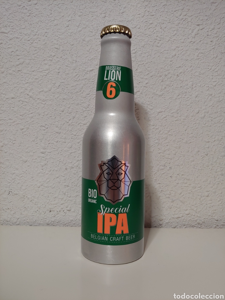 Coleccionismo de cervezas: Botella cerveza Brasserie Lion Special IPA