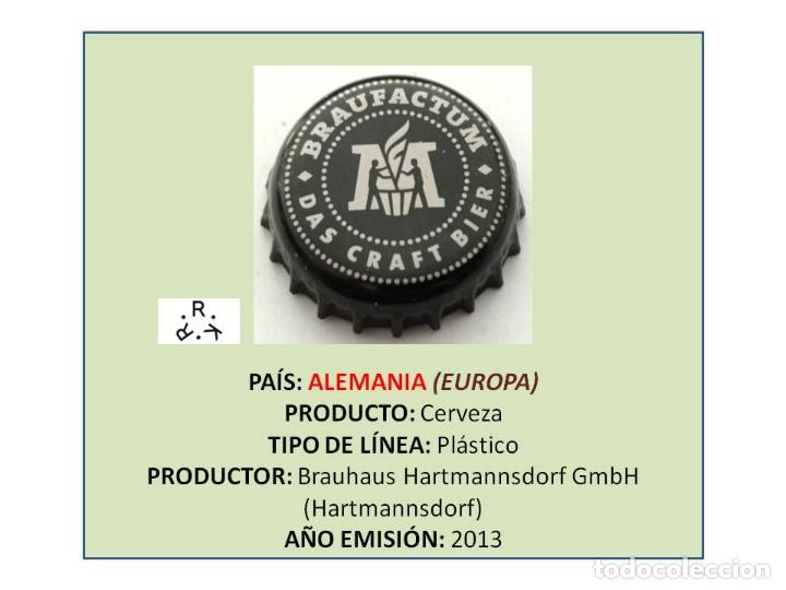 Collectable Beer: TAPON CORONA CAPSULA CHAPA CERVEZA BRAUFACTUM (ALEMANIA)