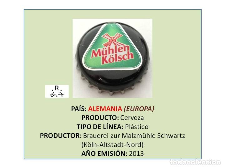 Coleccionismo de cervezas: TAPON CORONA CAPSULA CHAPA CERVEZA M&Uuml;HLEN K&Ouml;LSCH (ALEMANIA)