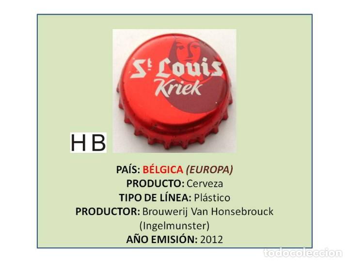 Coleccionismo de cervezas: TAPON CORONA CAPSULA CHAPA CERVEZA ST. LOUIS KRIEK (B&Eacute;LGICA)