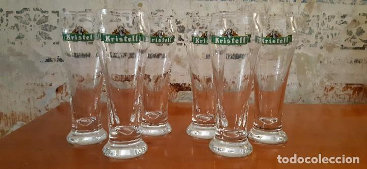 Coleccionismo de cervezas: 6 VASOS KRISTELL - Foto 1