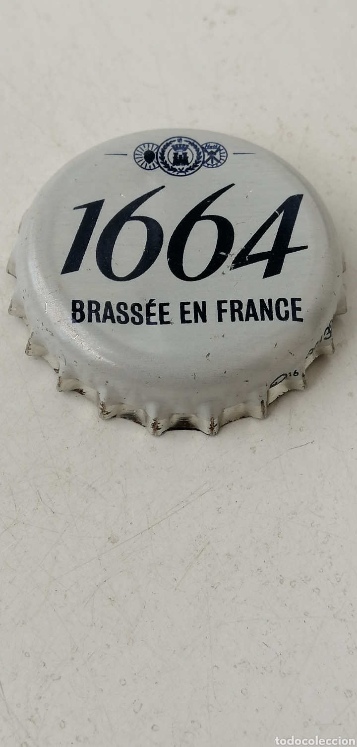 Coleccionismo de cervezas: CHAPA BOTTLE CAP CAPSULE BIER BIERE BEER CERVEZA 1664 KRONENBOURG (1).----LOTE N.2875---CARMANJO