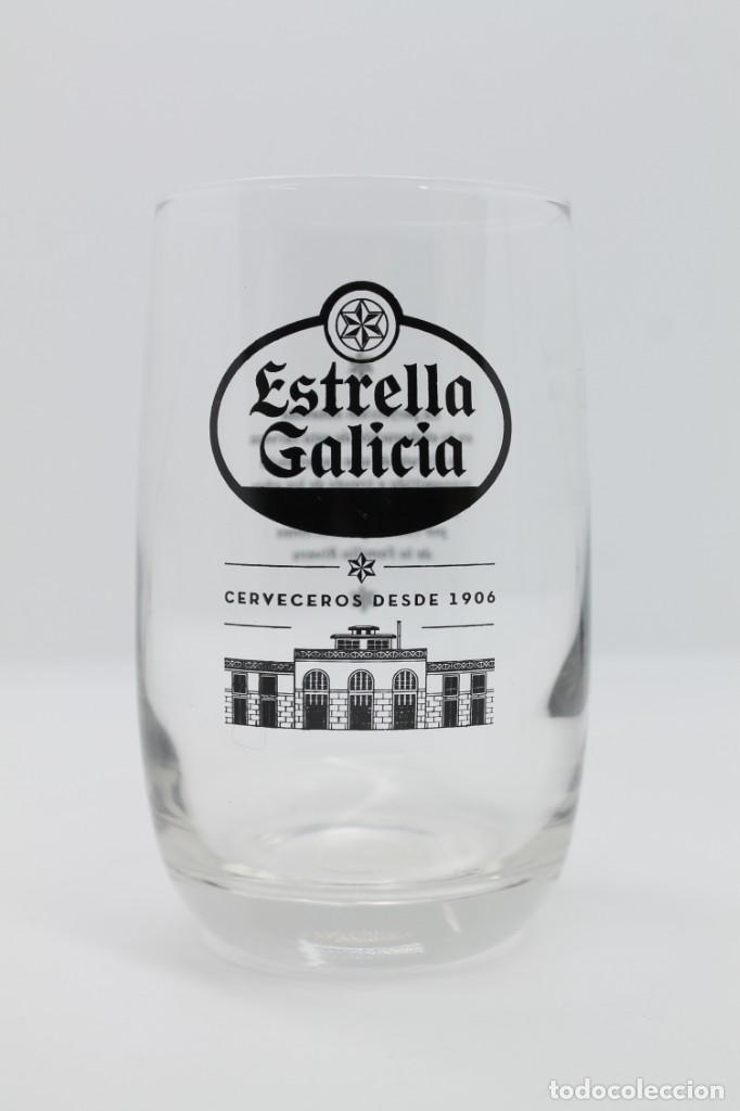 Coleccionismo de cervezas: vaso cerveza ESTRELLA GALICIA 25cl beer bier birra cerveja