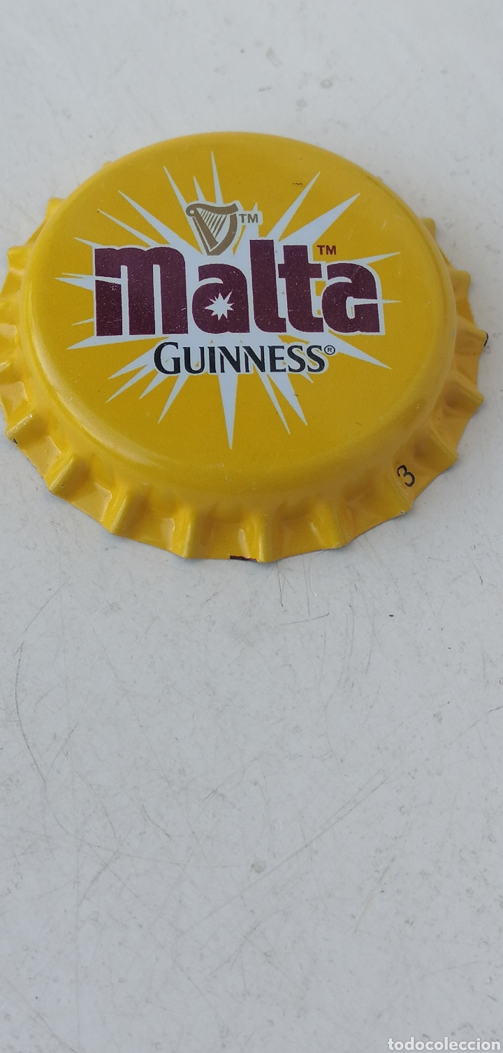 Coleccionismo de cervezas: BOTTLE CAP CHAPA TAP&Oacute;N CORONA CERVEZA BIRRA MALTA GUINNESS.NIGERIA.FAB.CHAPA:U-LOTE N.3371--CARMANJO