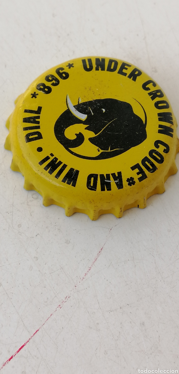 Coleccionismo de cervezas: TAP&Oacute;N CORONA BIER BOTTLE CAP CROWN CHAPA CERVEJA CERVEZA TUSKER (13). KENYA.--LOTE N. 3390--CARMANJO