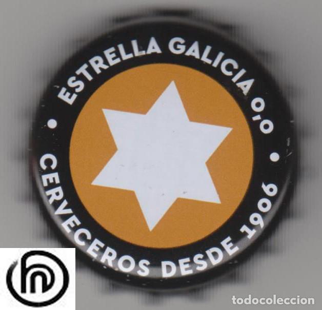 Coleccionismo de cervezas: chapa cerveza ESTRELLA GALICIA 00 TOSTADA 2021 Espa&ntilde;a beer bottle caps birra