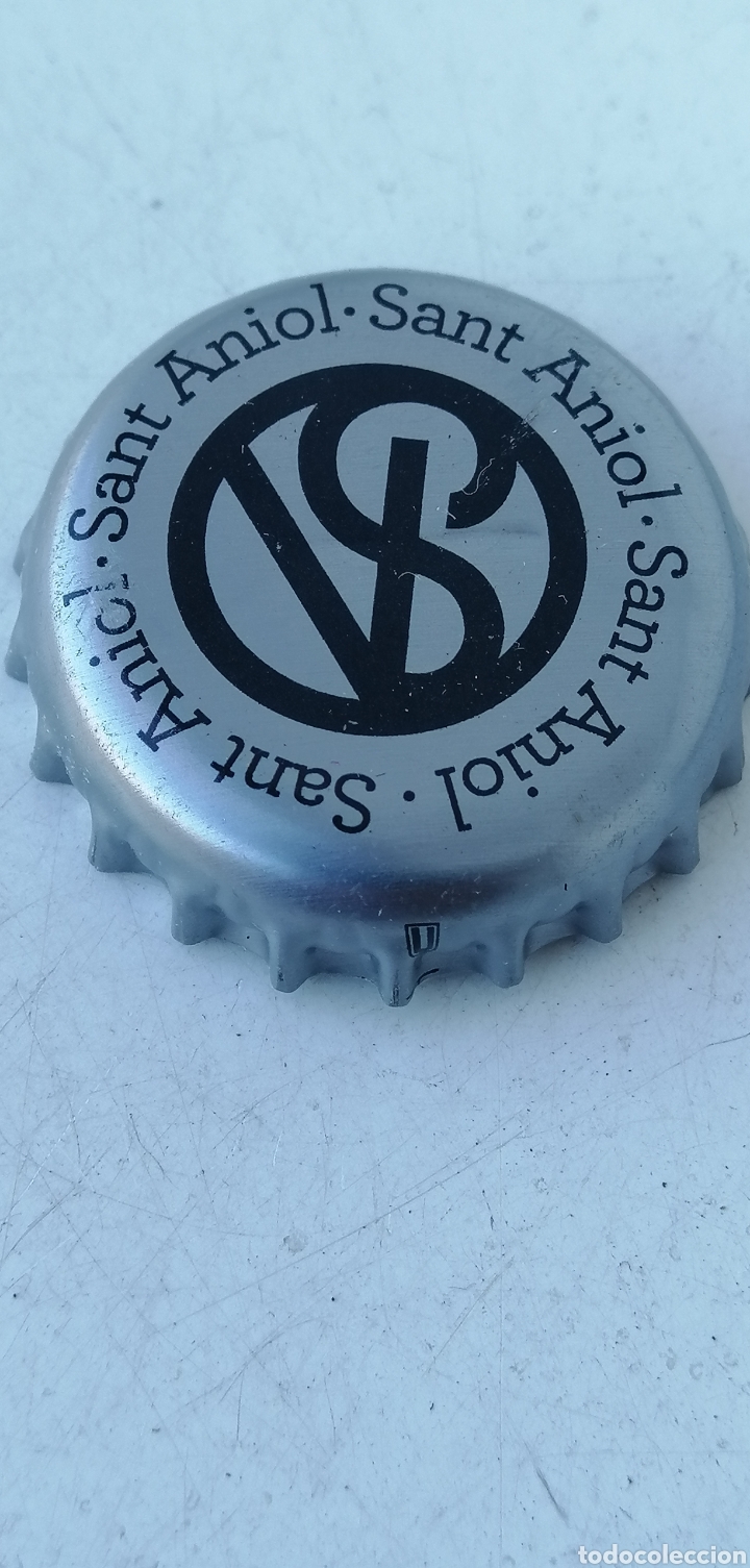 Coleccionismo de cervezas: BOTTLE CAP TAP&Oacute;N CORONA KRONKORKEN WATER EAU CHAPA AGUA SANT ANIOL (1).GIRONA.-LOTE N.3392--CARMANJO