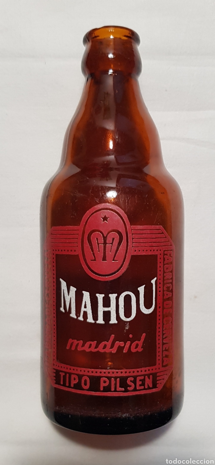 Coleccionismo de cervezas: MAHOU 1/3 A&ntilde;os 40