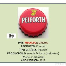 Collectionnisme de bières: TAPON CORONA CAPSULA CHAPA CERVEZA PELFORTH (FRANCIA). Lote 312163923