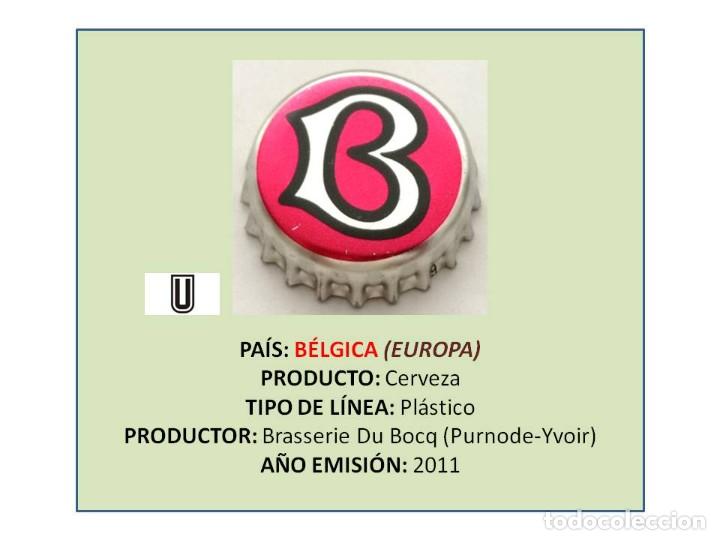 Coleccionismo de cervezas: TAPON CORONA CAPSULA CHAPA CERVEZA DU BOCQ (B&Eacute;LGICA)