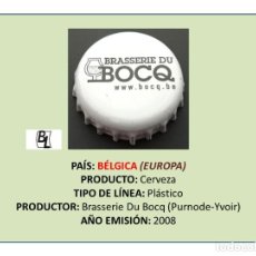Collectionnisme de bières: TAPON CORONA CAPSULA CHAPA CERVEZA BOCQ (BÉLGICA). Lote 312166448