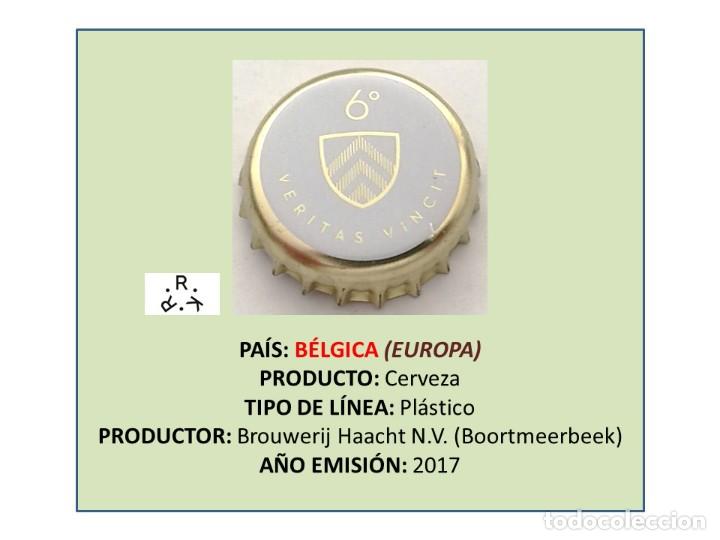 Coleccionismo de cervezas: TAPON CORONA CAPSULA CHAPA CERVEZA TONGERLO LUX 6&ordm; (B&Eacute;LGICA)