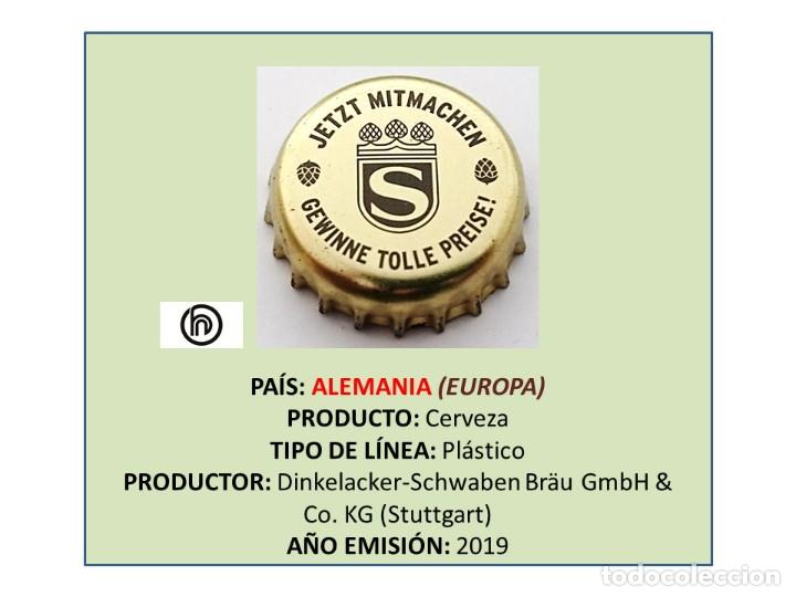 Coleccionismo de cervezas: TAPON CORONA CAPSULA CHAPA CERVEZA SANWALD (ALEMANIA)