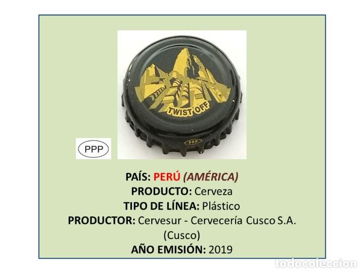 Sammeln von Brauereiartikeln: TAPON CORONA CAPSULA CHAPA CERVEZA CUSQUE&Ntilde;A (PER&Uacute;)