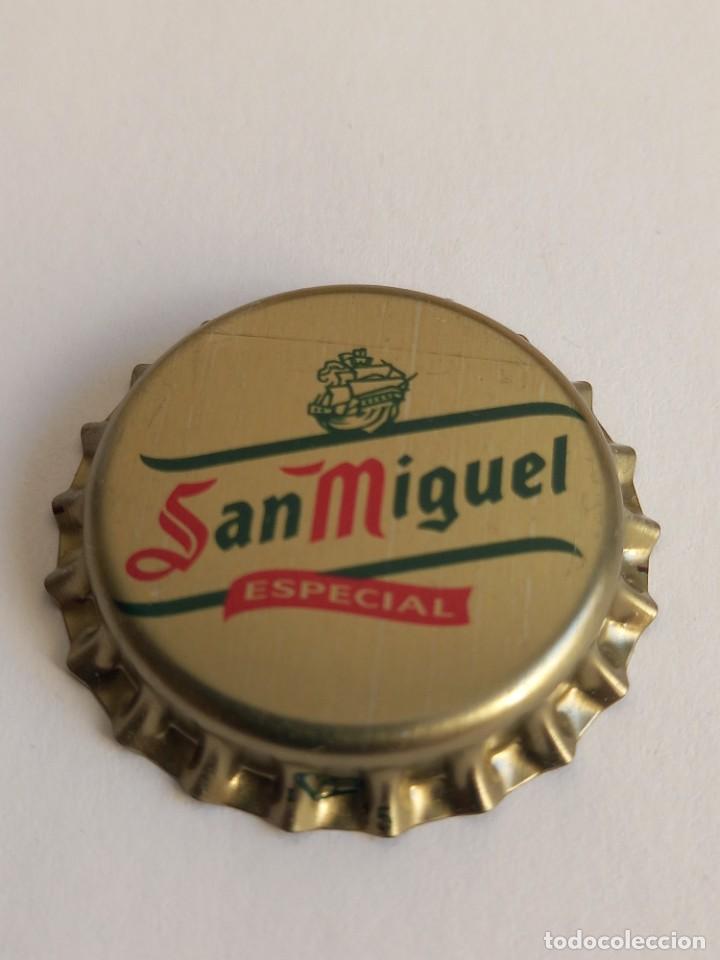 Coleccionismo de cervezas: CHAPA CERVEZA SAN MIGUEL ESPECIAL, FACTOR&Iacute;A Z (SIN USAR)