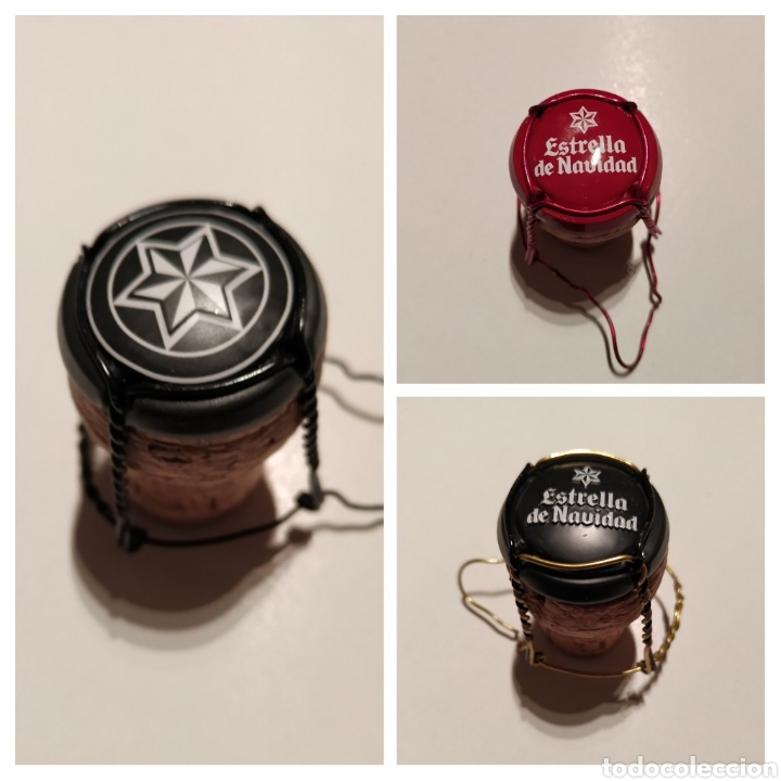 Coleccionismo de cervezas: CERVEZA ESTRELLA GALICIA NAVIDAD. LOTE.