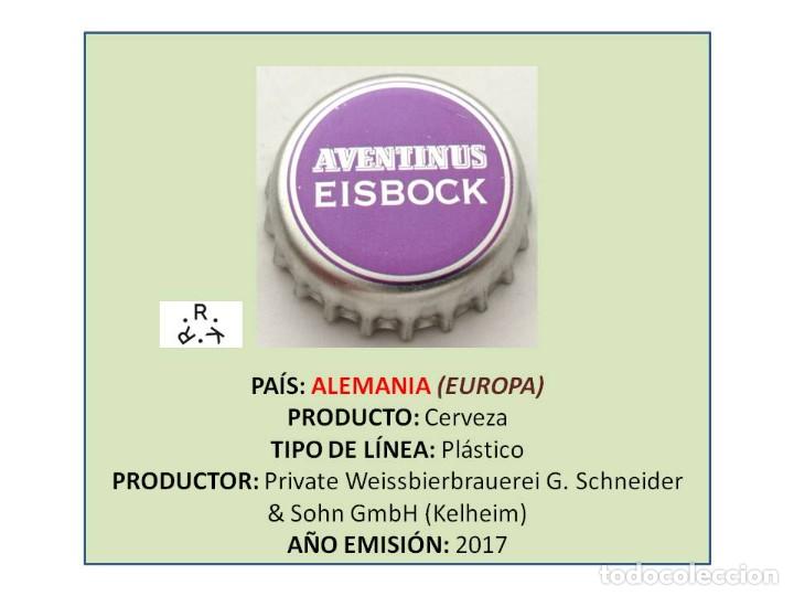Coleccionismo de cervezas: TAPON CORONA CAPSULA CHAPA CERVEZA AVENTINUS EISBOCK (ALEMANIA)