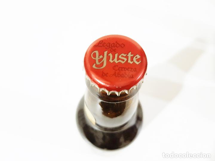 Coleccionismo de cervezas: BOTELLA DE TERCIO DE CERVEZA YUSTE. 33 CL - Foto 3