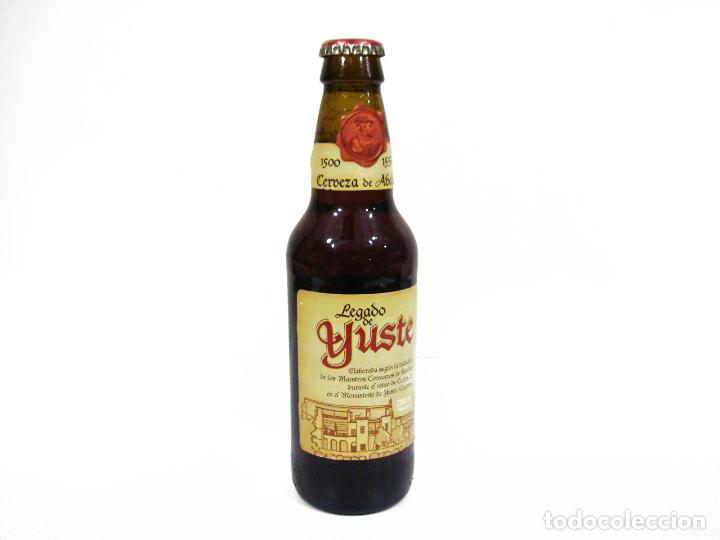 Coleccionismo de cervezas: BOTELLA DE TERCIO DE CERVEZA YUSTE. 33 CL - Foto 1