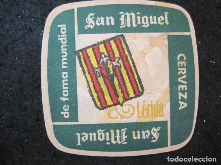 Coleccionismo de cervezas: POSAVASOS ANTIGUO DE CERVEZA SAN MIGUEL-VER FOTOS-(K-5551)