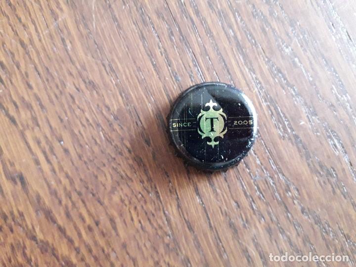 Coleccionismo de cervezas: chapa tap&oacute;n corona de cerveza extranjera.