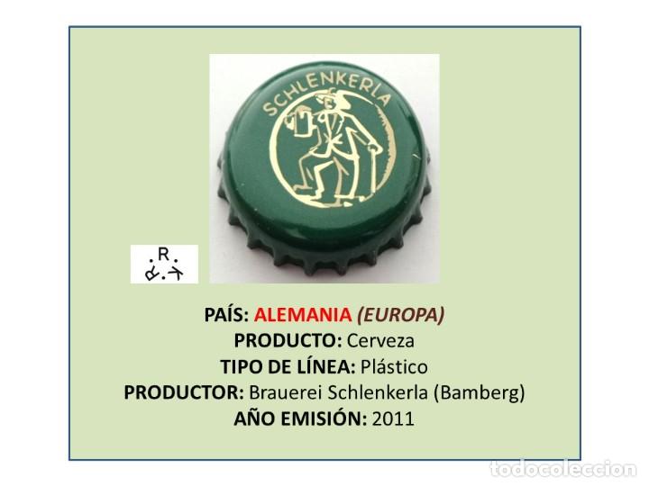 Coleccionismo de cervezas: TAPON CORONA CAPSULA CHAPA CERVEZA SCHLENKERIA (ALEMANIA)