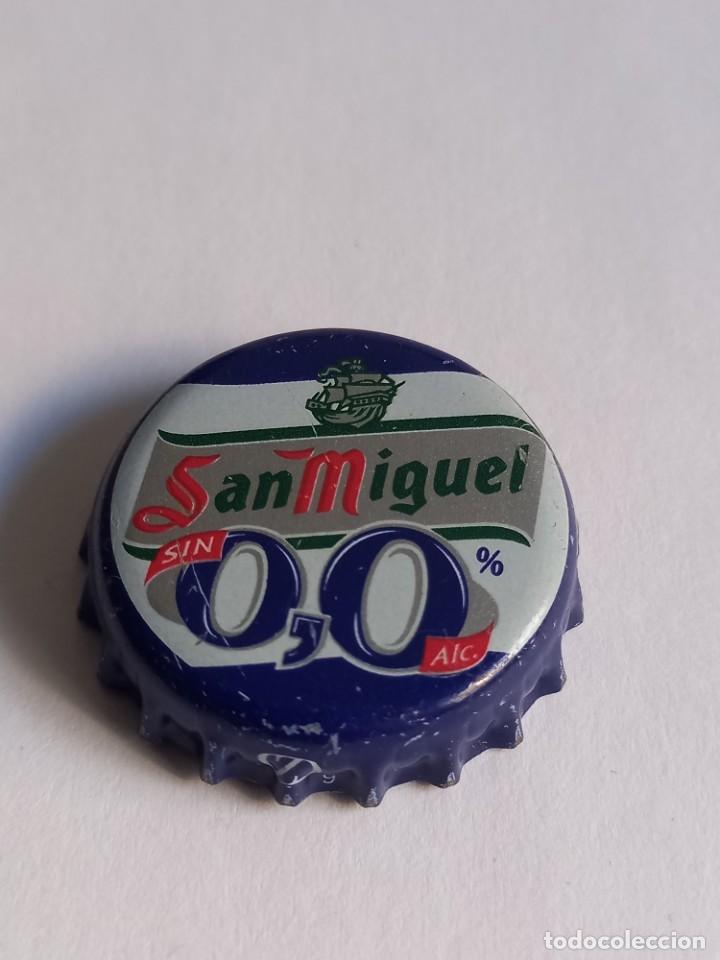 Coleccionismo de cervezas: CHAPA CERVEZA SAN MIGUEL 0,0. FACTOR&Iacute;A Z