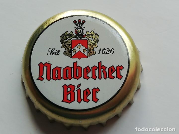 Coleccionismo de cervezas: Chapa tap&oacute;n corona de la cerveza alemana NAABECKER BIER SEIT 1620