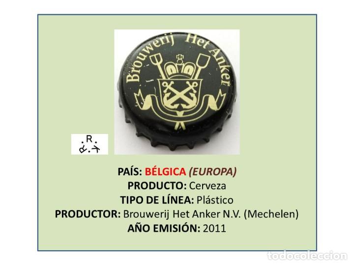 Coleccionismo de cervezas: TAPON CORONA CAPSULA CHAPA CERVEZA HET ANKER (B&Eacute;LGICA)
