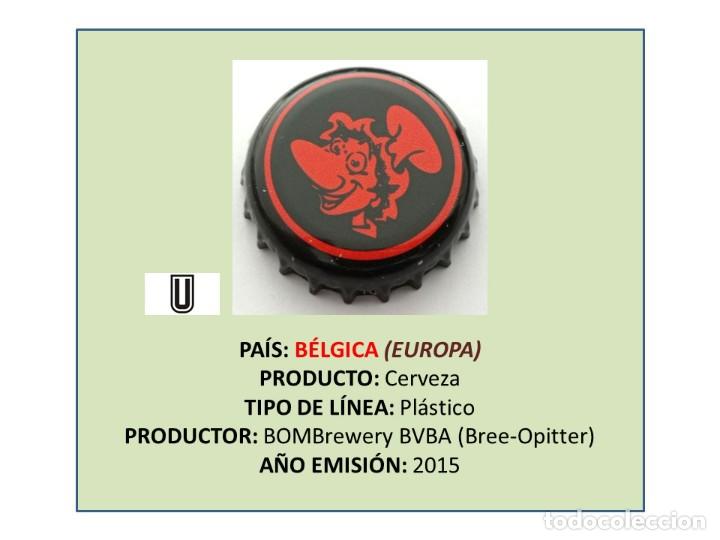 Coleccionismo de cervezas: TAPON CORONA CAPSULA CHAPA CERVEZA TRIPORTEUR DEL INFIERNO (B&Eacute;LGICA)