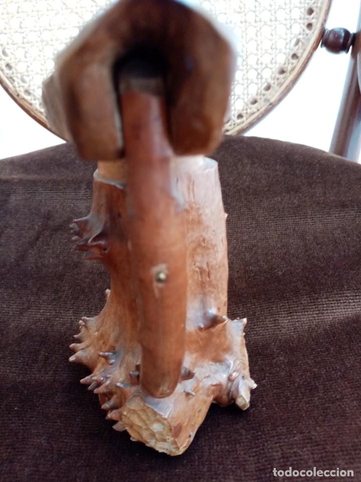 Coleccionismo de cervezas: JARRA CERVEZA DE MADERA LABRADA MUNCHEN - Foto 5