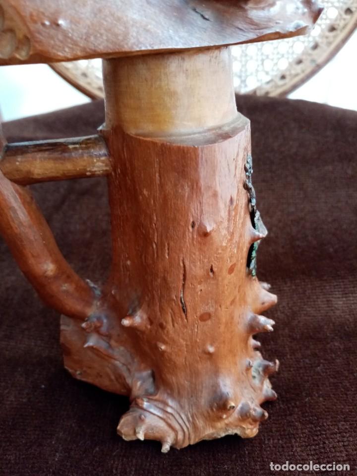 Coleccionismo de cervezas: JARRA CERVEZA DE MADERA LABRADA MUNCHEN - Foto 6