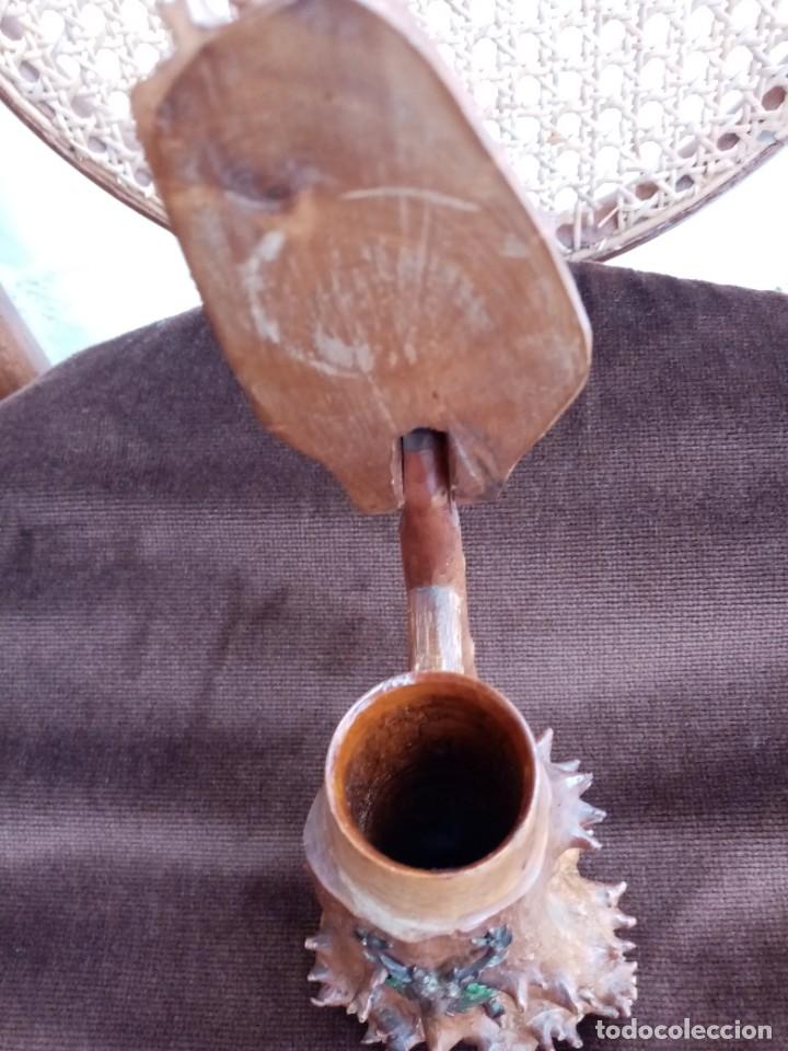 Coleccionismo de cervezas: JARRA CERVEZA DE MADERA LABRADA MUNCHEN - Foto 9