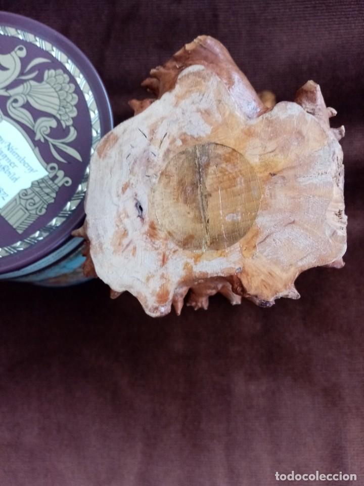 Coleccionismo de cervezas: JARRA CERVEZA DE MADERA LABRADA MUNCHEN - Foto 11