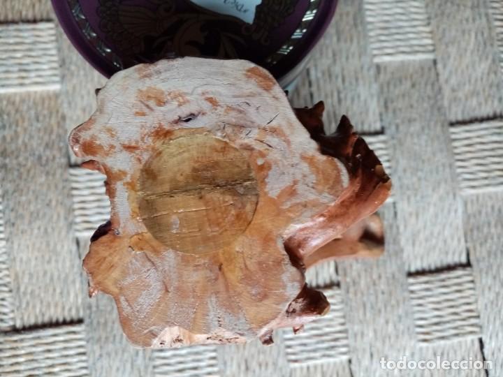 Coleccionismo de cervezas: JARRA CERVEZA DE MADERA LABRADA MUNCHEN - Foto 12