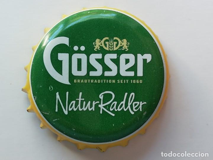 Collectionnisme de bi&egrave;res: Chapa tap&oacute;n corona de la cerveza austr&iacute;aca G&Ouml;SSER NATUR RADLER BRAUTRADITION SEIT 1860