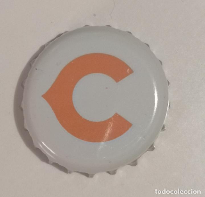 Coleccionismo de cervezas: PLACA CHAPA CORONA DE CERVEZA - CINEY BORDE GRIS - BELGICA