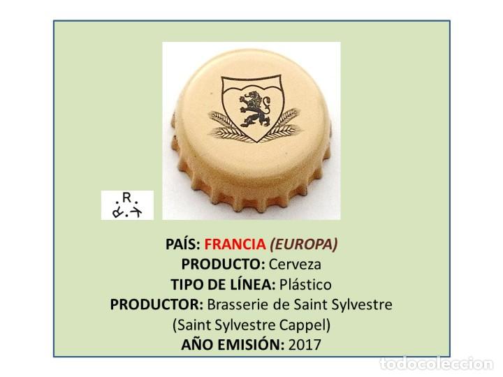 Coleccionismo de cervezas: TAPON CORONA CAPSULA CHAPA CERVEZA SAINT SYLVESTRE (FRANCIA)