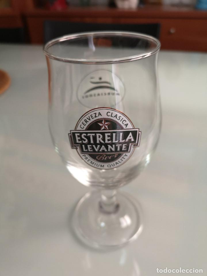 Coleccionismo de cervezas: VASO COPA CERVEZA - ESTRELLA LEVANTE CLASICA - MURCIA 2001