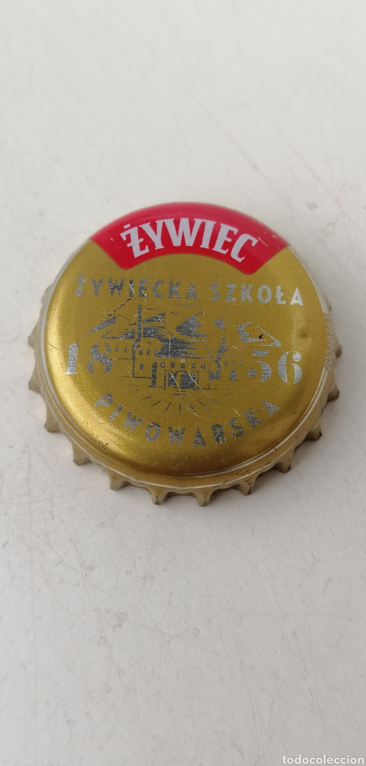 Coleccionismo de cervezas: TAP&Oacute;N CORONA BOTTLE CAP CHAPA CERVEZA BEER ZYWIEC(1). POLONIA.FAB. CHAPA:CP--LOTE N. 1704--CARMANJO