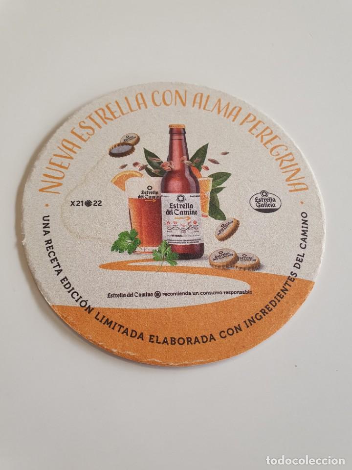 Coleccionismo de cervezas: Posavasos Estrella Galicia del Camino