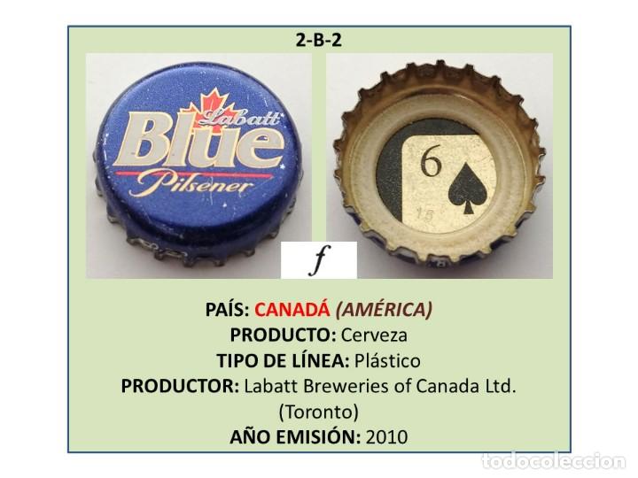 Coleccionismo de cervezas: TAPON CORONA CAPSULA CHAPA CERVEZA LABATT BLUE PILSENER (CANAD&Aacute;)