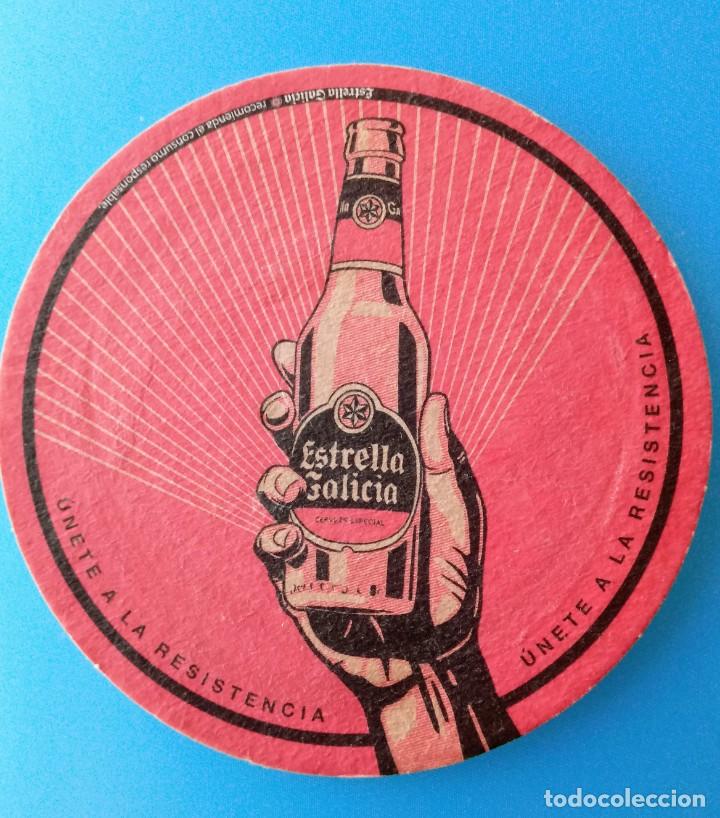 Coleccionismo de cervezas: POSAVASOS cerveza ESTRELLA DE GALICIA. . Pedido m&iacute;nimo 4 euros.