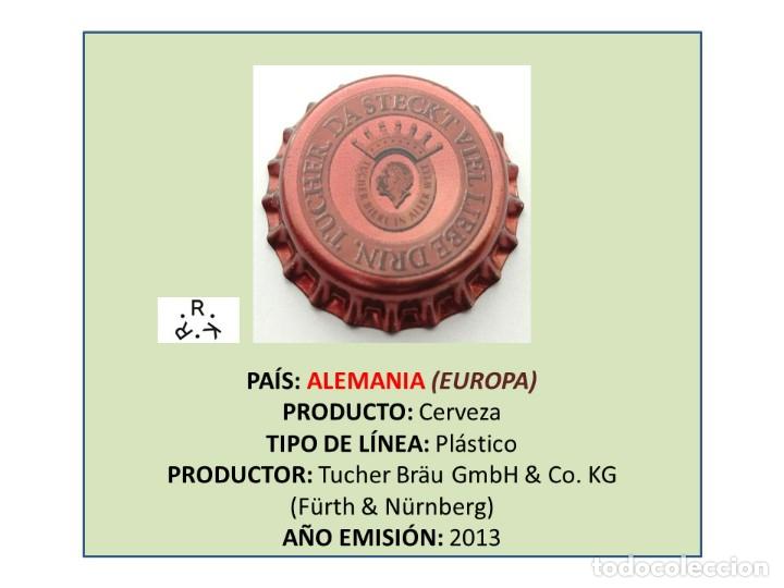 Collezionismo di birre: TAPON CORONA CAPSULA CHAPA CERVEZA TUCHER (ALEMANIA)