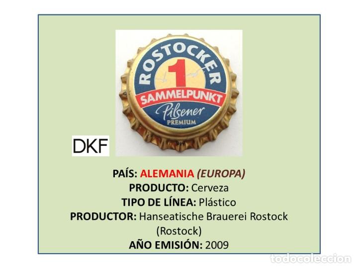 Coleccionismo de cervezas: TAPON CORONA CAPSULA CHAPA CERVEZA ROSTOCKER PILSENER PREMIUM (ALEMANIA)
