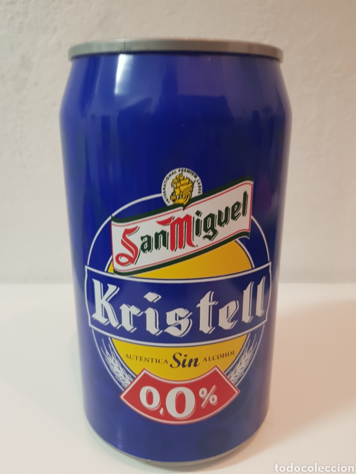 Coleccionismo de cervezas: San Miguel Kristell 0,0 bote de propinas